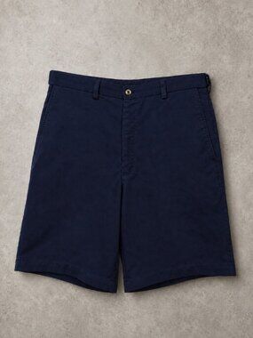Haggar Men’s Navy Blue Dress Shorts Flat Front - 34